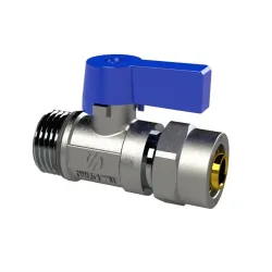 Ventilis 868010 daudzslāņu caurulei 1-2x16mm ārējā vītne