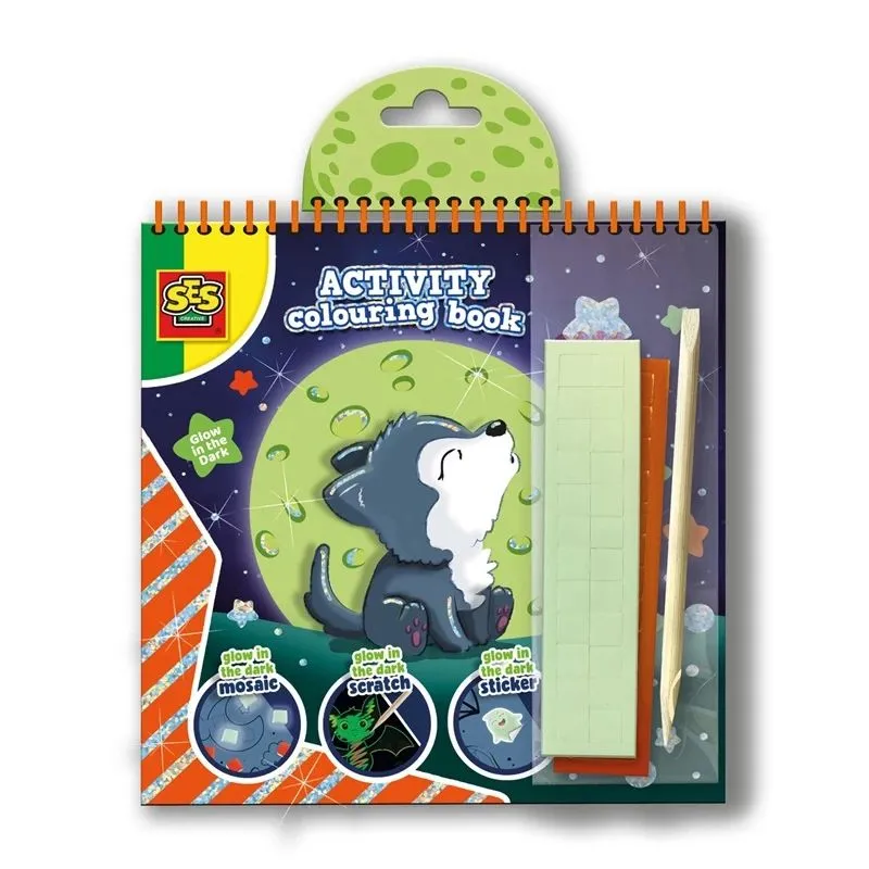 Radošais komplekts SES Creative Glow In The Dark 00118