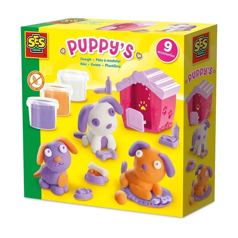 Modelino komplekts ar instrumentiem SES Puppy's 00505
