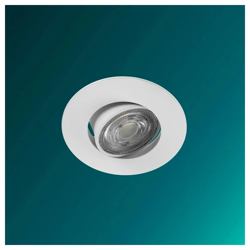 Iebūvējams prožektors Cilantro LED 5W 4K 550lm D9 Dim balts