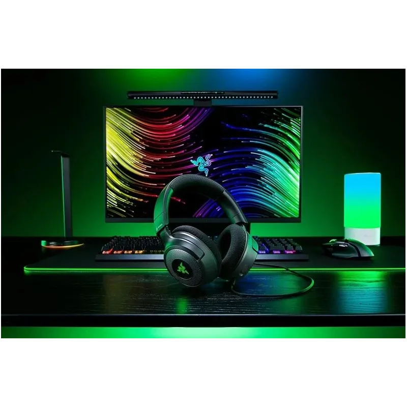 Vadu spēļu austiņas Razer Kraken V4 X. melna