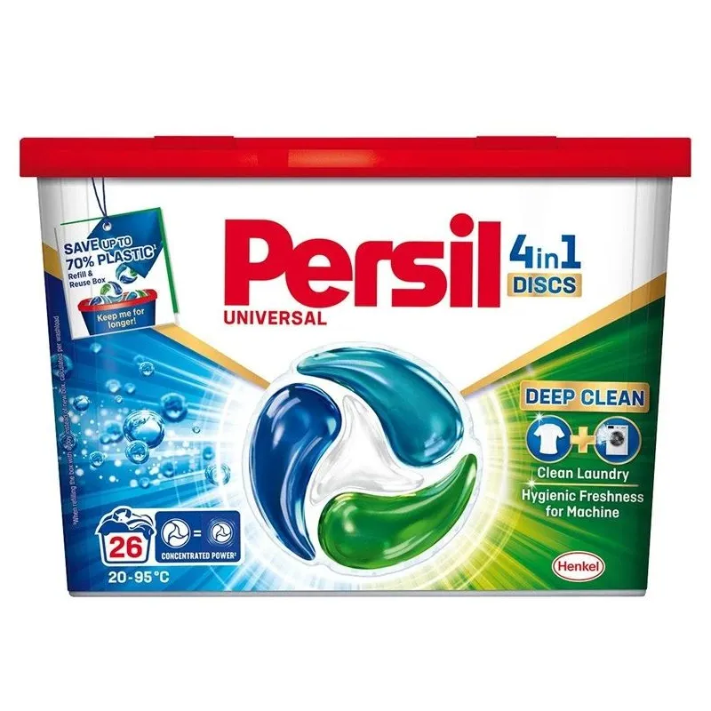 Kapsulas mazgāšanai Persil Discs White. 26 gab.