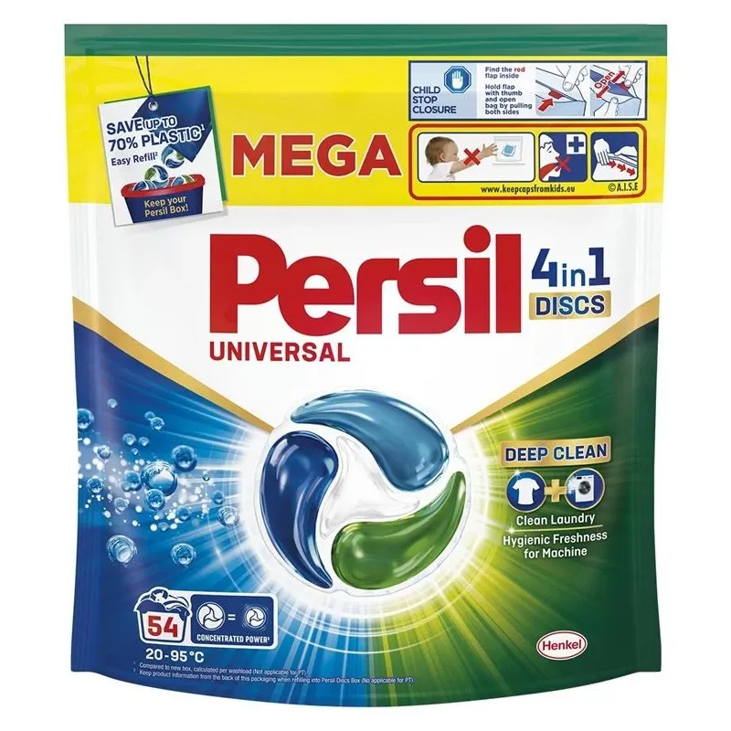 Kapsulas mazgāšanai Persil Universal. 54 gab.