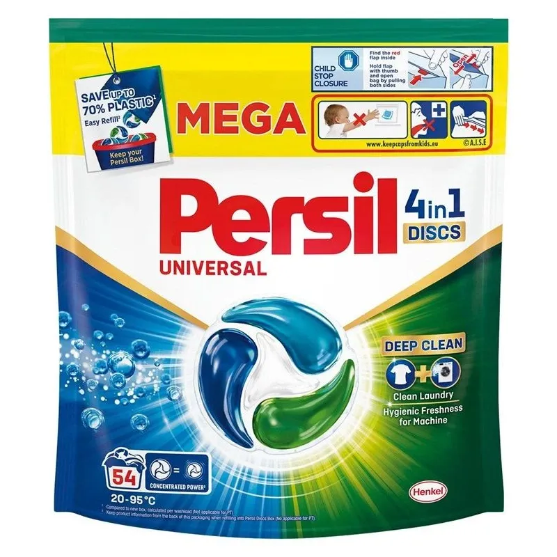 Kapsulas mazgāšanai Persil Universal. 54 gab.