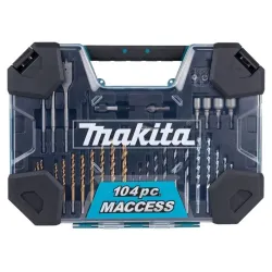uzgaļu un urbju komplekts Makita 104 gab. E-22604