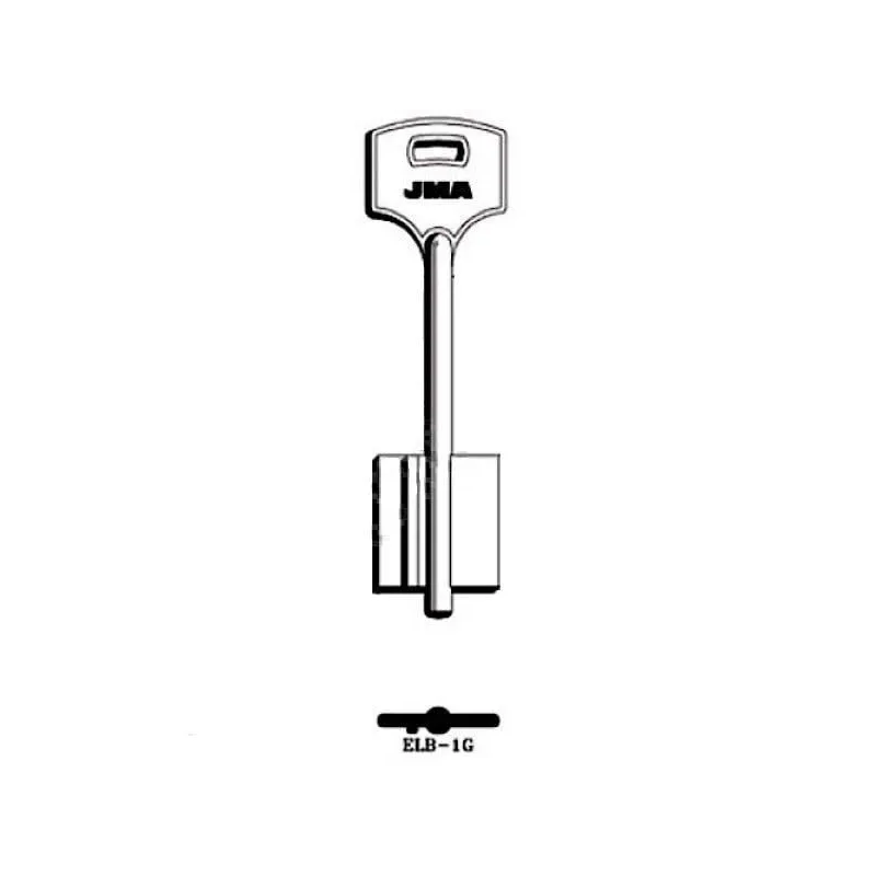 Atslēgu izejmateriāls Jma ELB-1G, 1 gab.