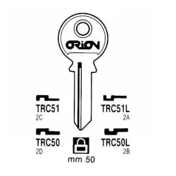 Atslēgas sagatave trc51,tri-9d, tri circ ,jma,
