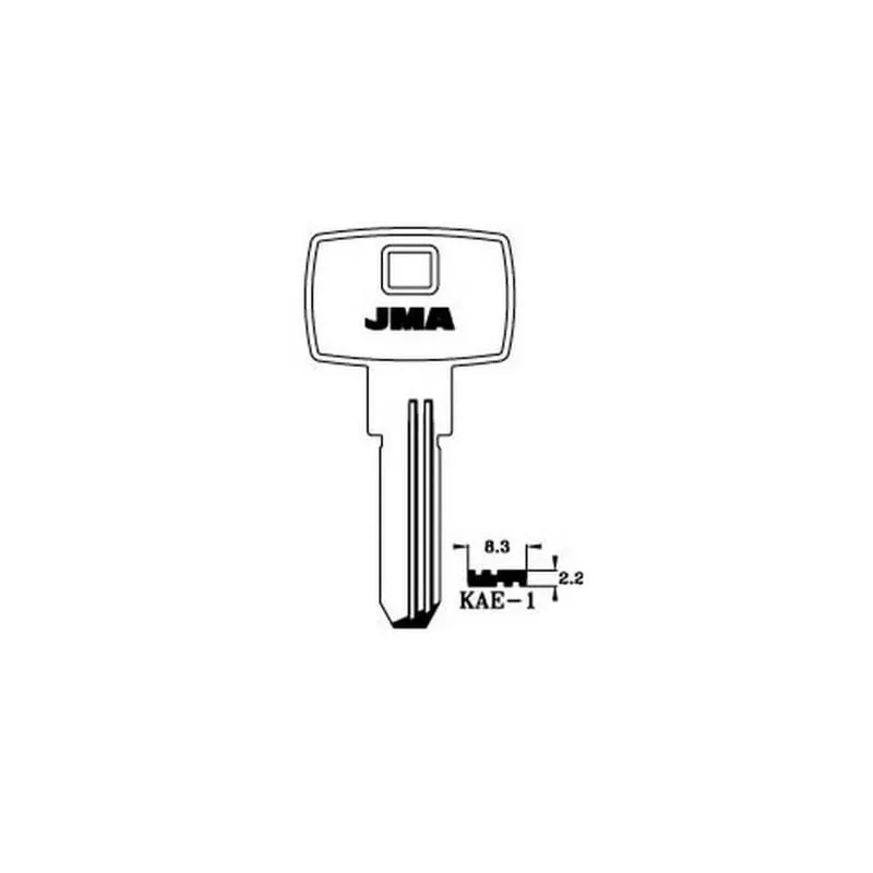 Atslēgu izejmateriāls Jma KAE-1. 1 gab.