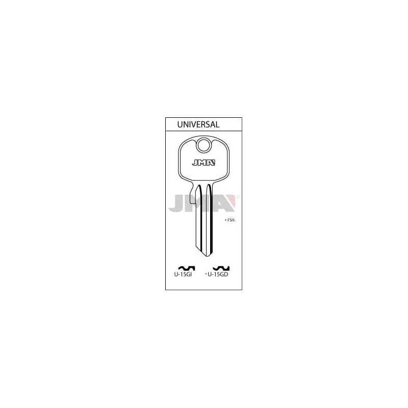 Atslēgas sagatave u-15gd ,jma,