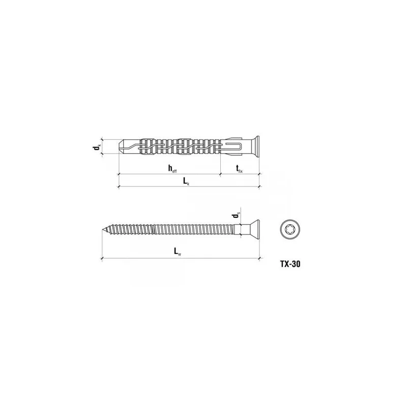 Dībelis 10X200 KPS-10200S ,25,