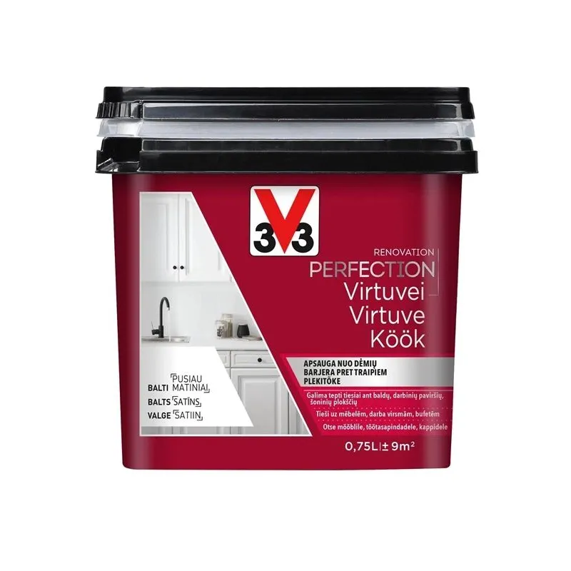 Krāsavirtuvei perfection 0.75l balti