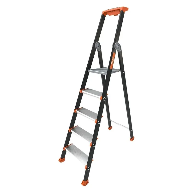 Alumīnija kāpnes tubesca kolos 5 līmeņi