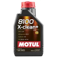 Automobiļu motoreļļa motul 8100xclean 1l
