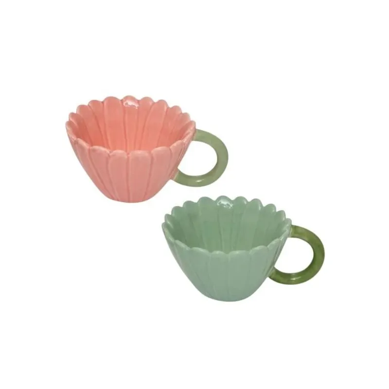 Mug 200ml floral 2 different designs