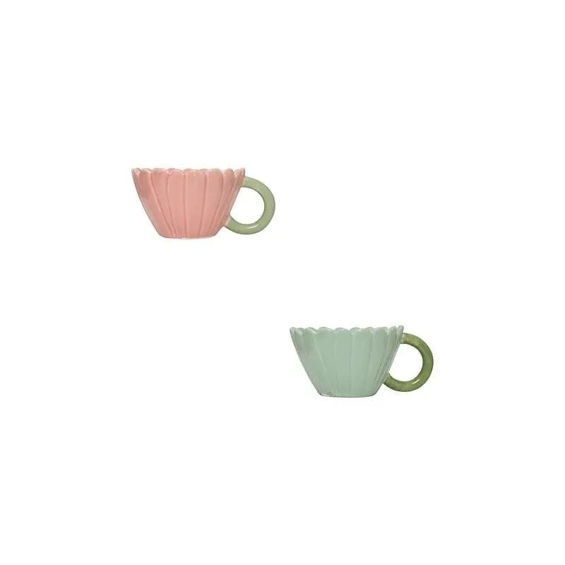 Mug 200ml floral 2 different designs