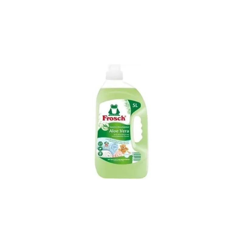 Veļas mazgāšanas līdzeklis Frosch Aloe Vera. 5 l