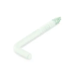 Screw hook 30x2.8x13x12 white- 4pcs