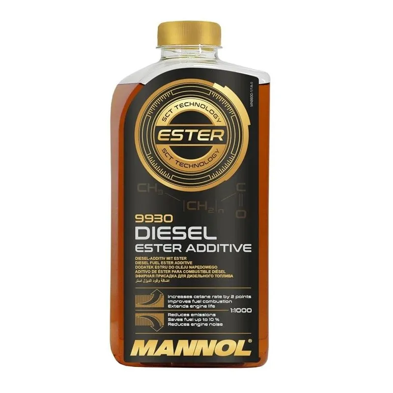 Dīzeļdzinēja degvielas sistēmas piedeva Ester. 100 ml