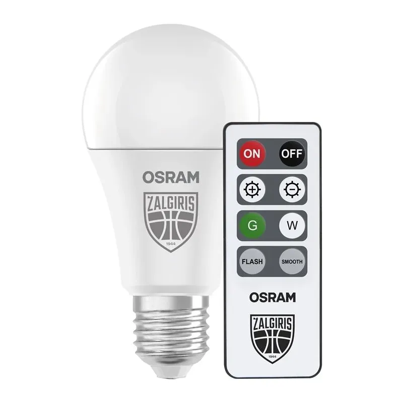 Spuldze Osram LED Žalgiris. A60. E27. 9.5W. 1055LM