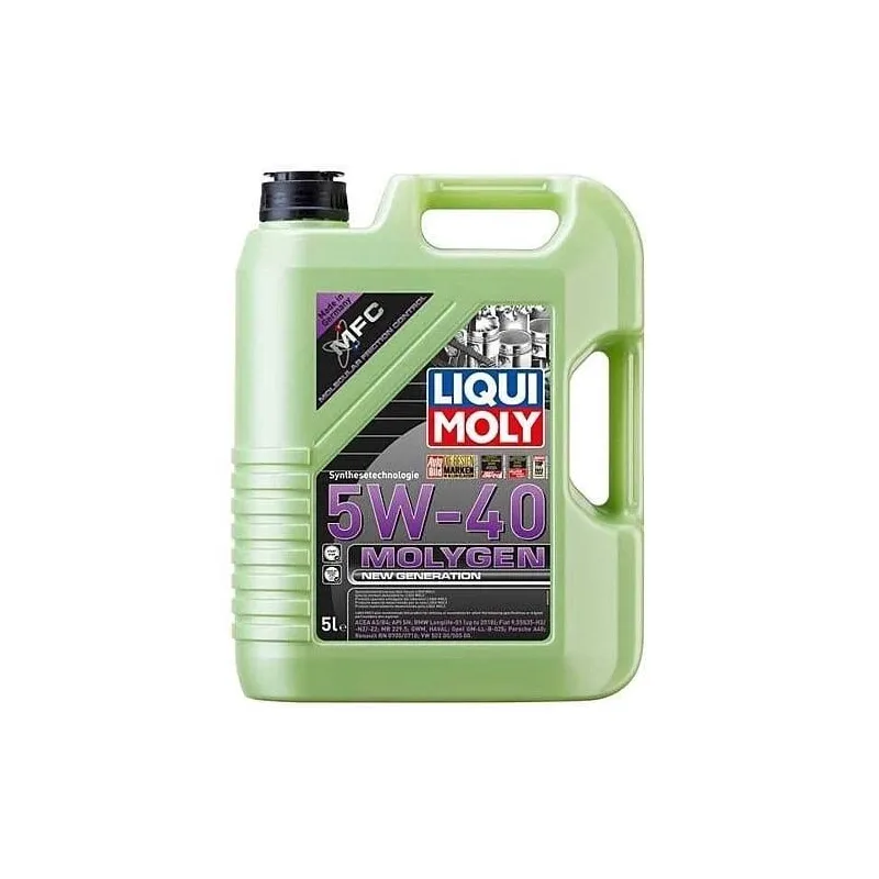 Motoreļļa Liqui Moly 5W - 40. sintētiskais. 5 l