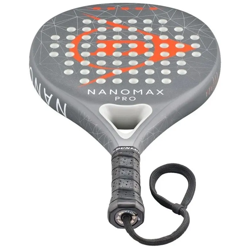 Padel tenisa rakete Dunlop NANOMAX PRO 365g. pelēka krās.