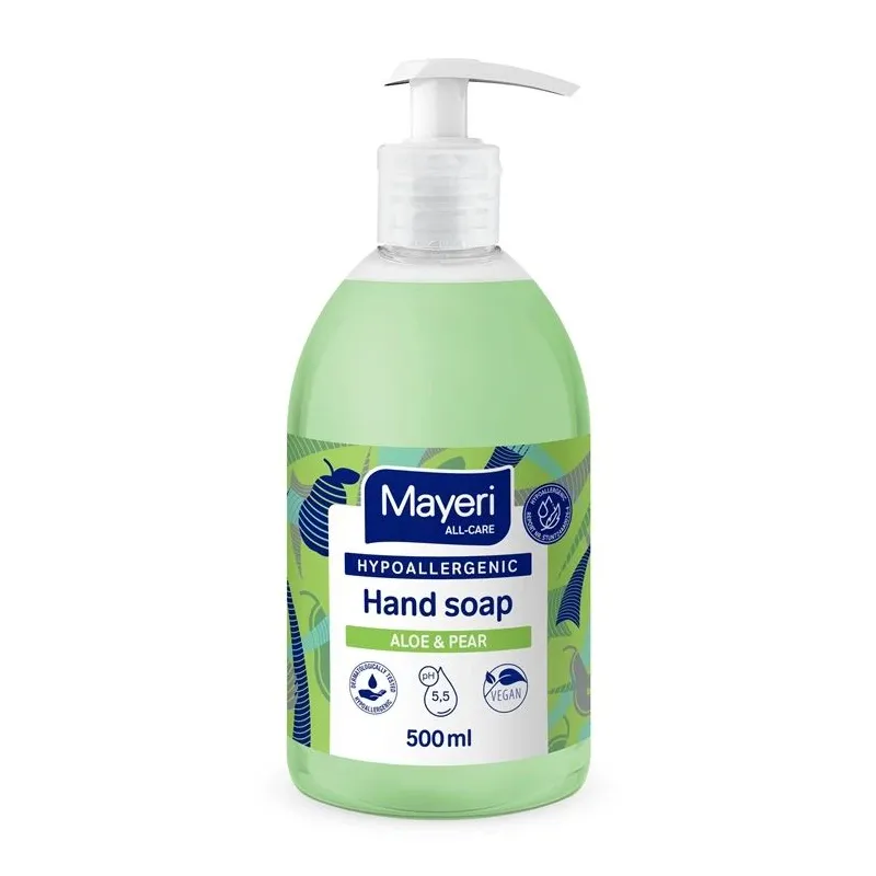 Šķidrās ziepes Mayeri aloe-pear. 500 ml