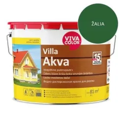 Краска для фасада Villa Akva 335x 9л. зеленая