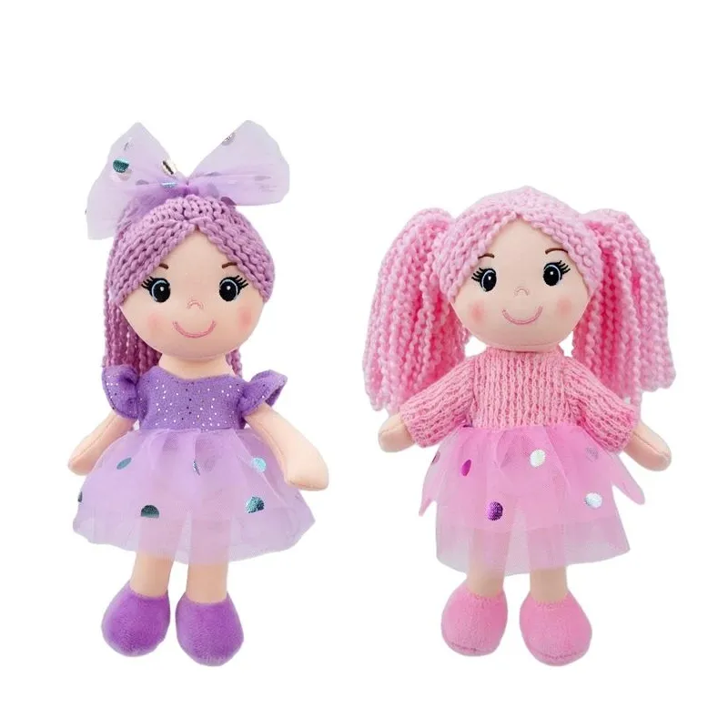 Mīkstā rotaļlieta Lėlė Soft Doll. daudzkrāsaina. 23 cm