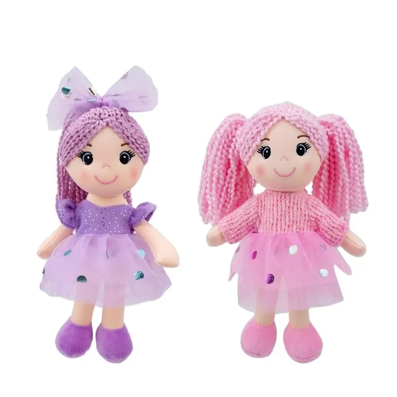 Mīkstā rotaļlieta Lėlė Soft Doll. daudzkrāsaina. 23 cm