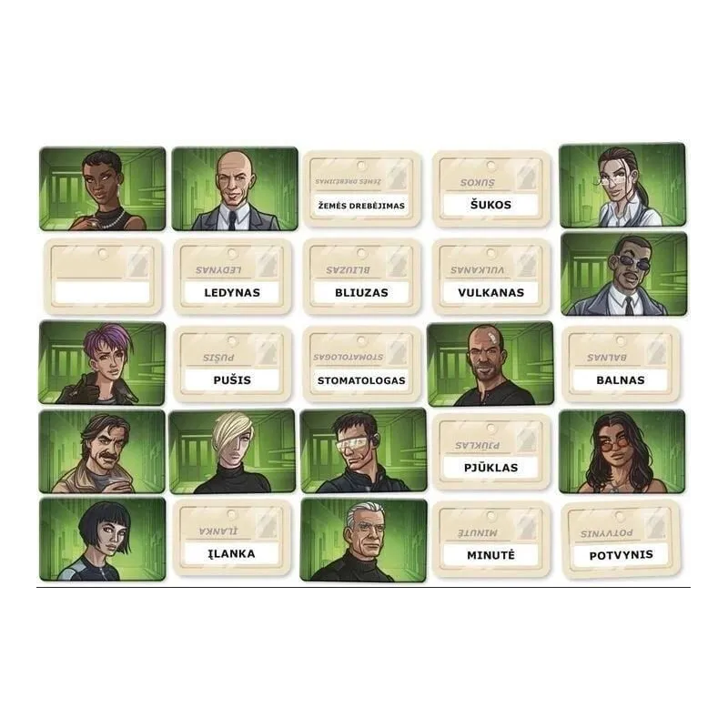 Galda spēle Brain Games Codenames Duet. LT