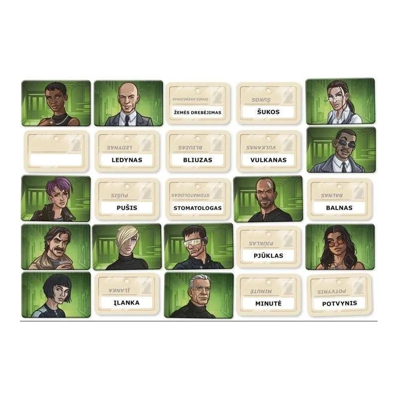 Galda spēle Brain Games Codenames Duet. LT