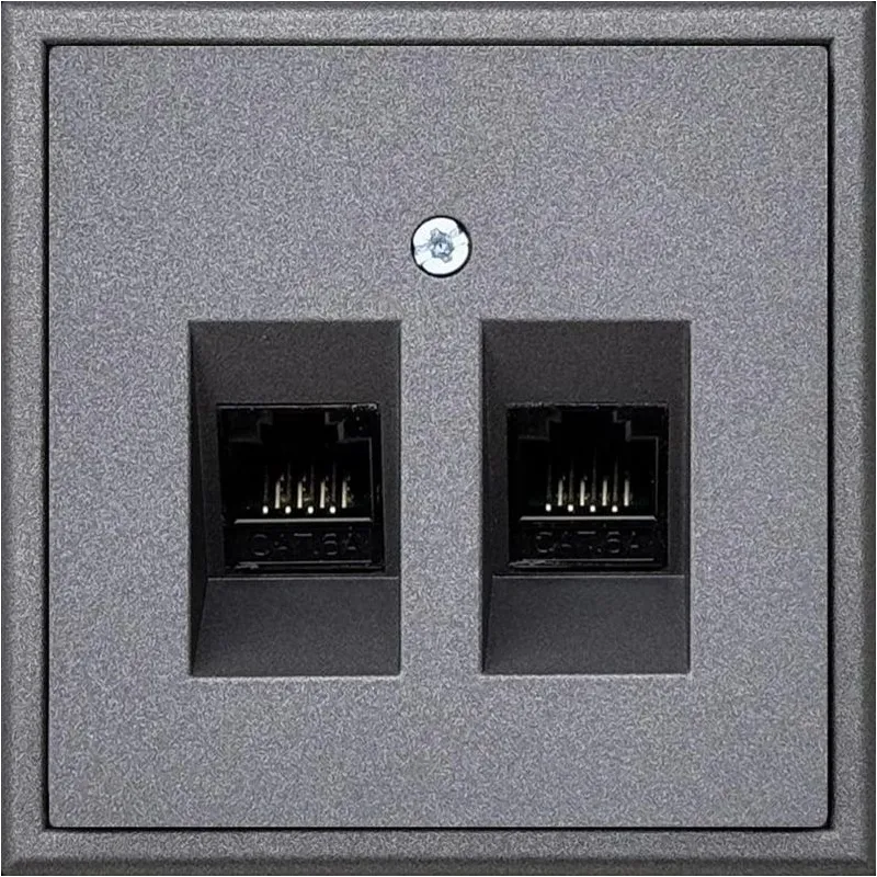 Datora ligzda LIREGUS MODERN. 2vt.. mat.melns kr.