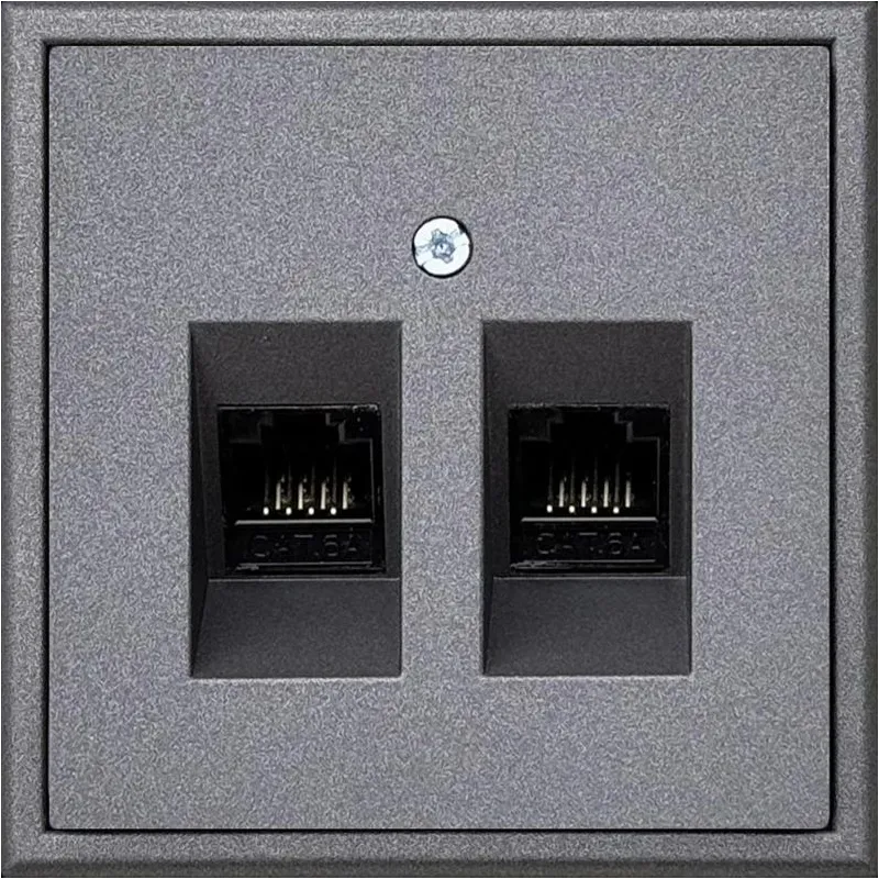 Datora ligzda LIREGUS MODERN. 2vt.. mat.melns kr.