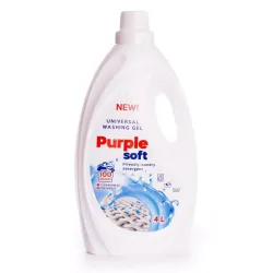 Šķidrais veļas mazgāšanas līdzeklis KOSLITA PURPLE SOFT, 4 l, 100 mazgāšanas reizes