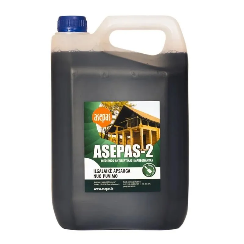 Antiseptiķis Asepas-2, zaļgani pelēks, 5 l