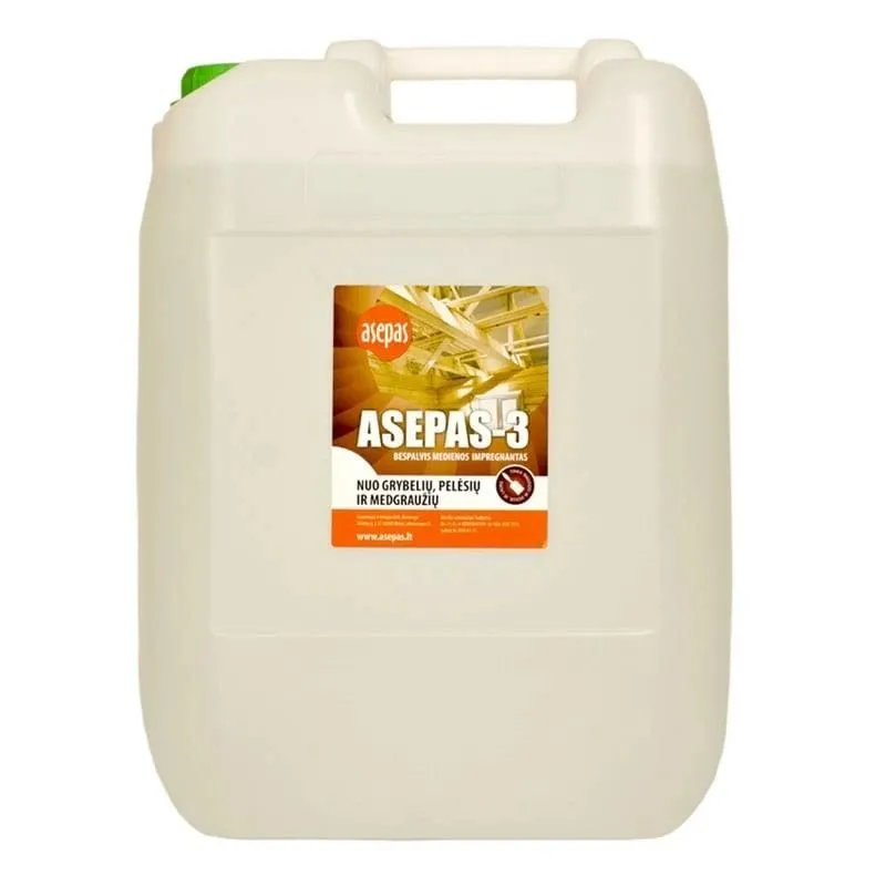 Antiseptiķis Asepas-3, bezkrāsains, 20 l