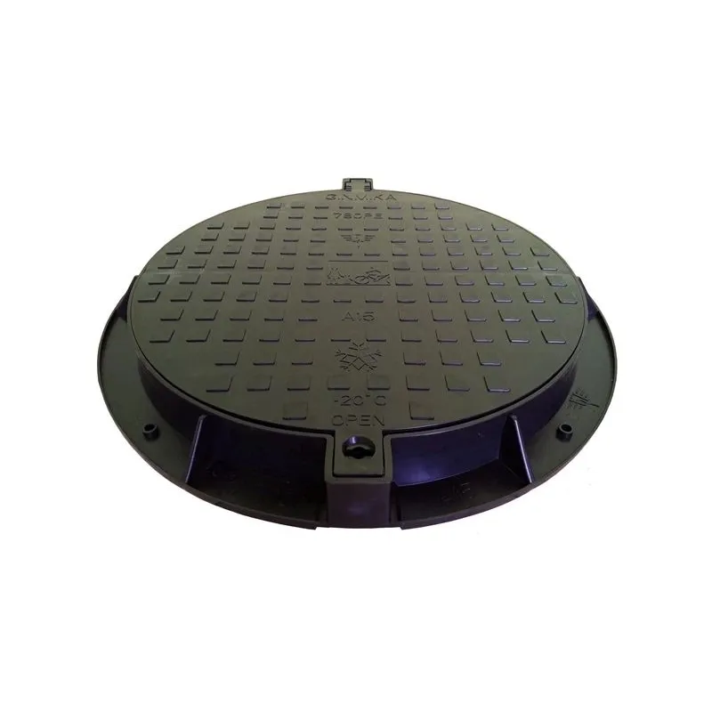 Vāks dārza kanalizāc 780PE-B a15 melns ,ginmika,