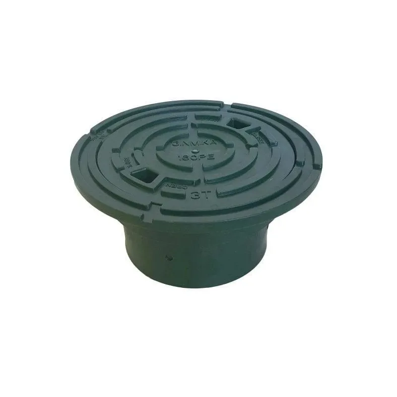 Pārbaudes lūka 160PE-G zaļā kr. 3t nosl.