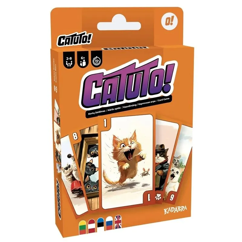 Galda spēle Kadabra CatutO!. LT LV EE RUS EN