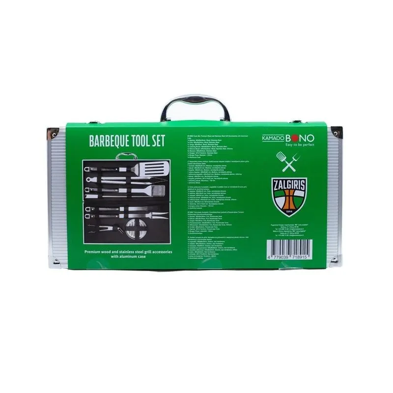 Grila instrumentu komplekts Kamado Bono Žalgiris Toolset