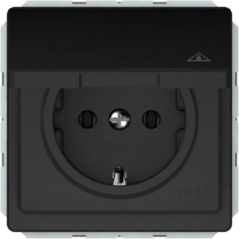 Kontaktligzda VILMA ST150. matēts melns. IP44