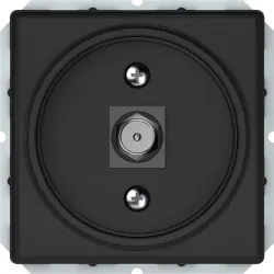 Antenas ligzda VILMA ST150. mat. melnā krāsā