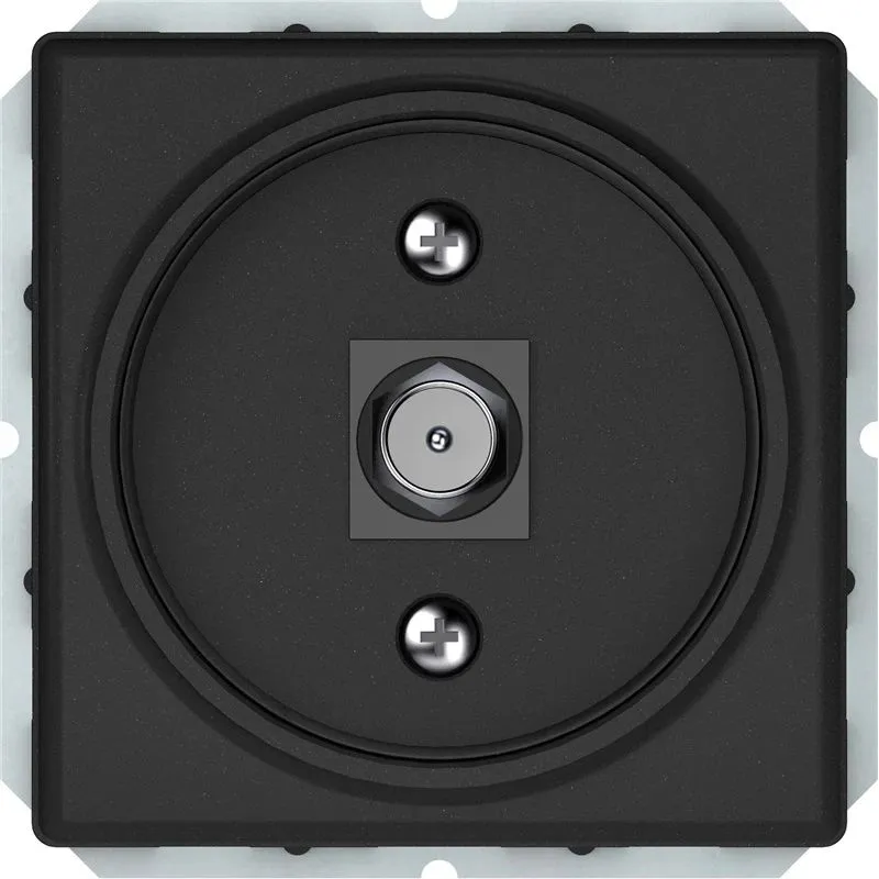 Antenas ligzda VILMA ST150. mat. melnā krāsā