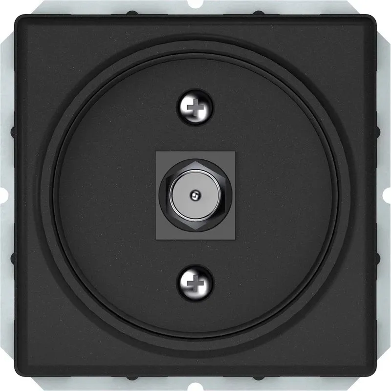 Antenas ligzda VILMA ST150. mat. melnā krāsā