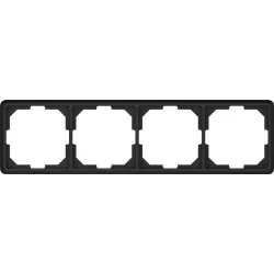 Četrkāršs rāmis VILMA ST150. matēts melns