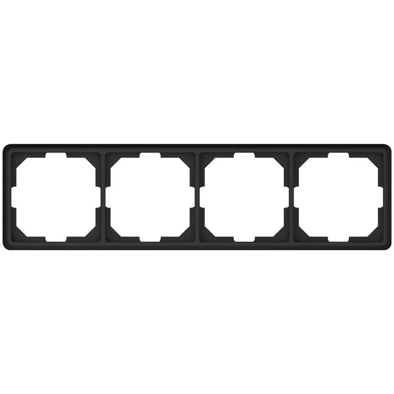 Četrkāršs rāmis VILMA ST150. matēts melns