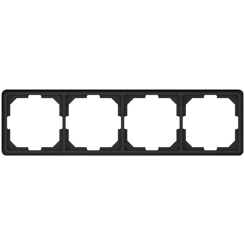 Četrkāršs rāmis VILMA ST150. matēts melns