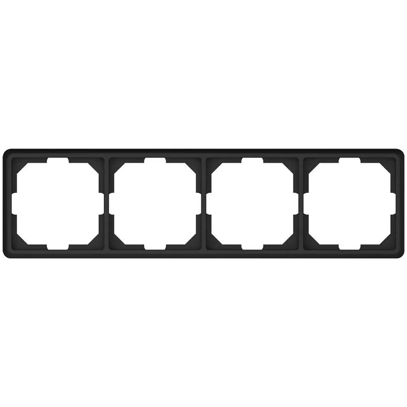 Četrkāršs rāmis VILMA ST150. matēts melns