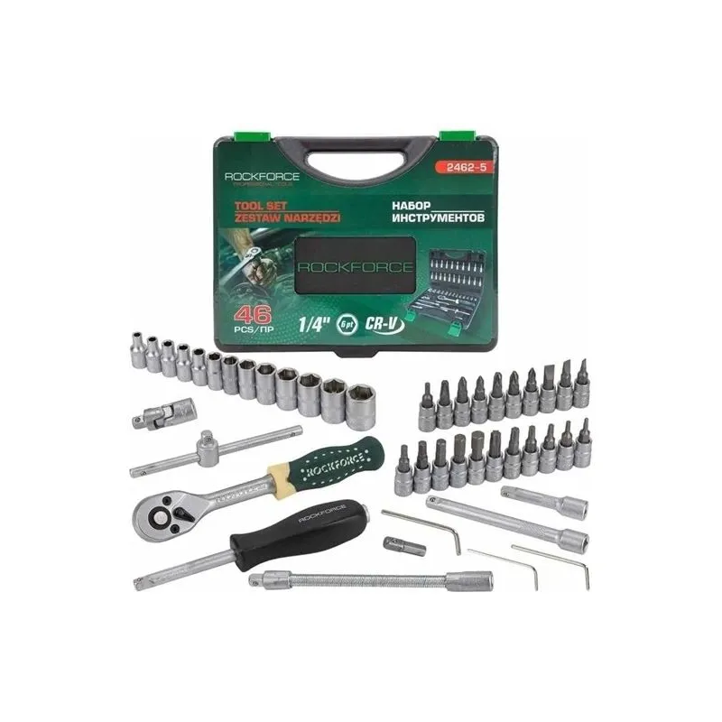 Komplekts galviņu rockforce 46gab