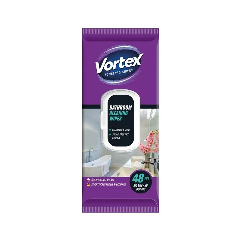 Mitrās salvetes Vortex 48